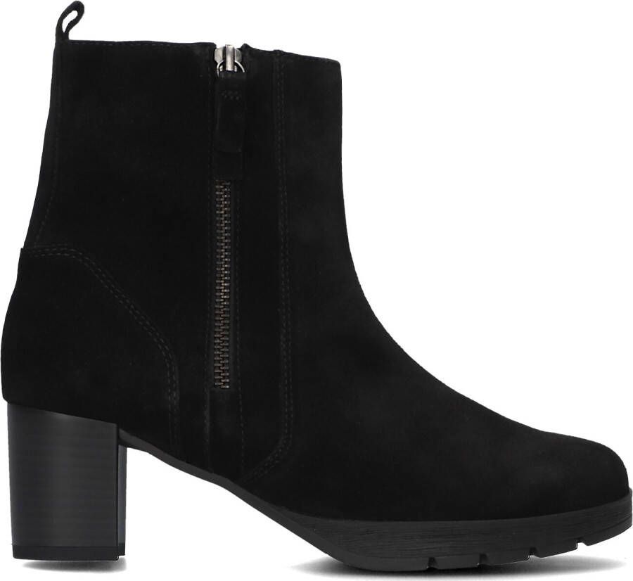 GABOR Enkellaarsjes Dames 073 Maat: 40 Materiaal: Suède Kleur: Zwart - Foto 5