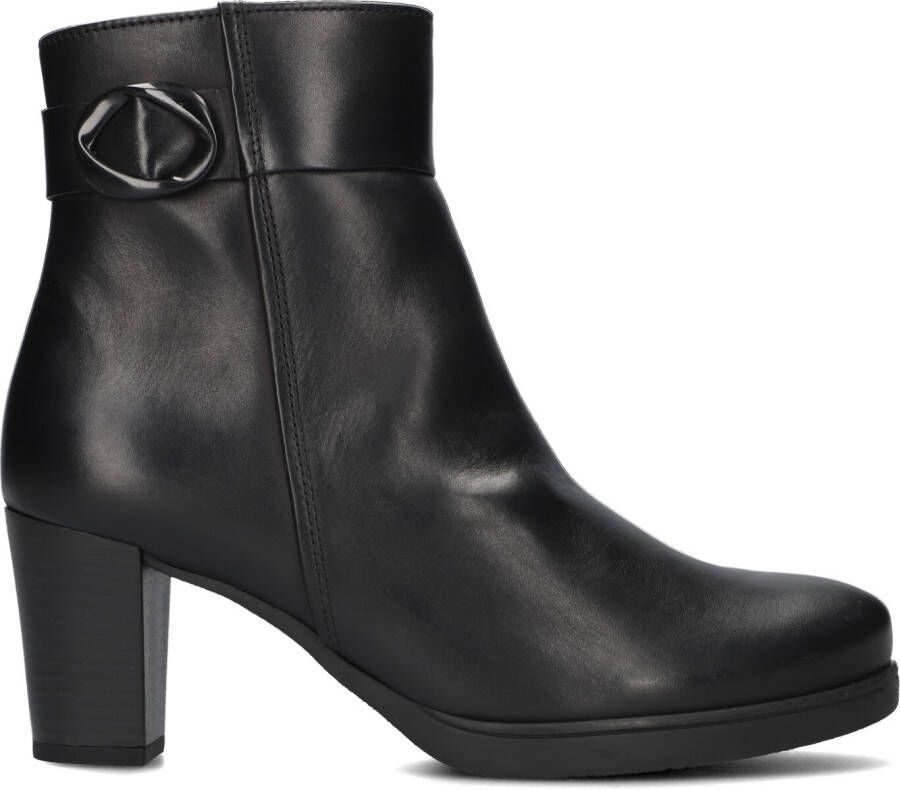 GABOR Enkellaarsjes Dames 083 Maat: 40 5 Materiaal: Leer Kleur: Zwart - Foto 8