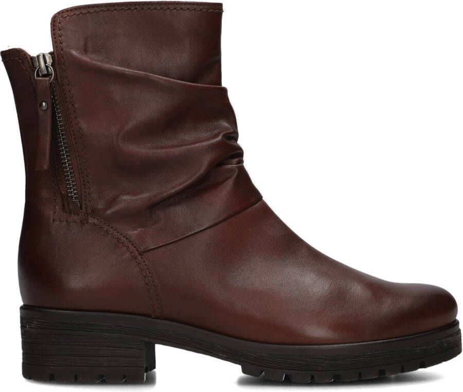 GABOR Enkellaarsjes Dames 092 Maat: 37 5 Materiaal: Leer Kleur: Cognac