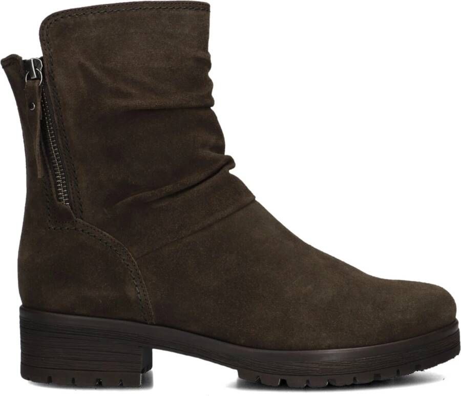 GABOR Enkellaarsjes Dames 092 Maat: 37 5 Materiaal: Suède Kleur: Bruin - Foto 3