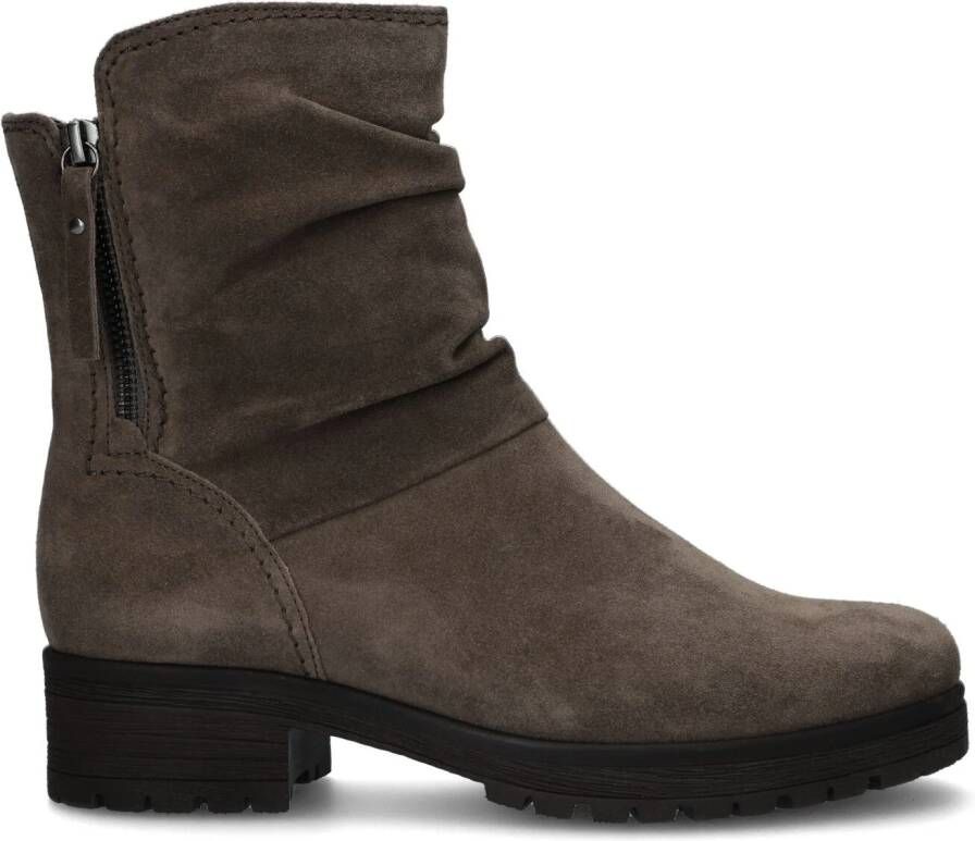 GABOR Enkellaarsjes Dames 092 Maat: 39 Materiaal: Suède Kleur: Taupe - Foto 5