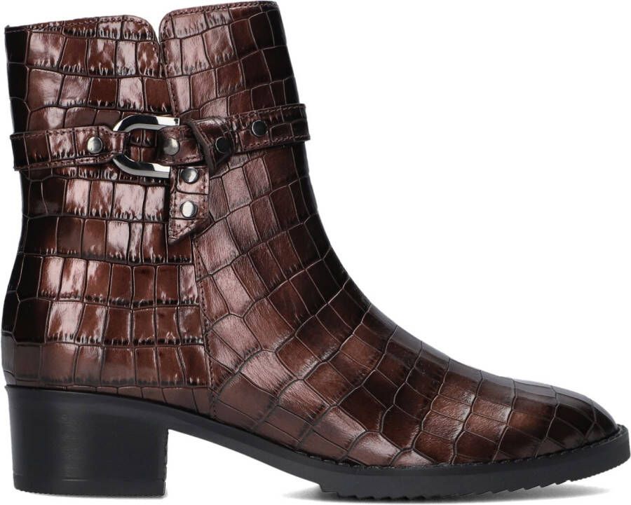 GABOR Enkellaarsjes Dames 511 Maat: 38 5 Materiaal: Leer Kleur: Brons