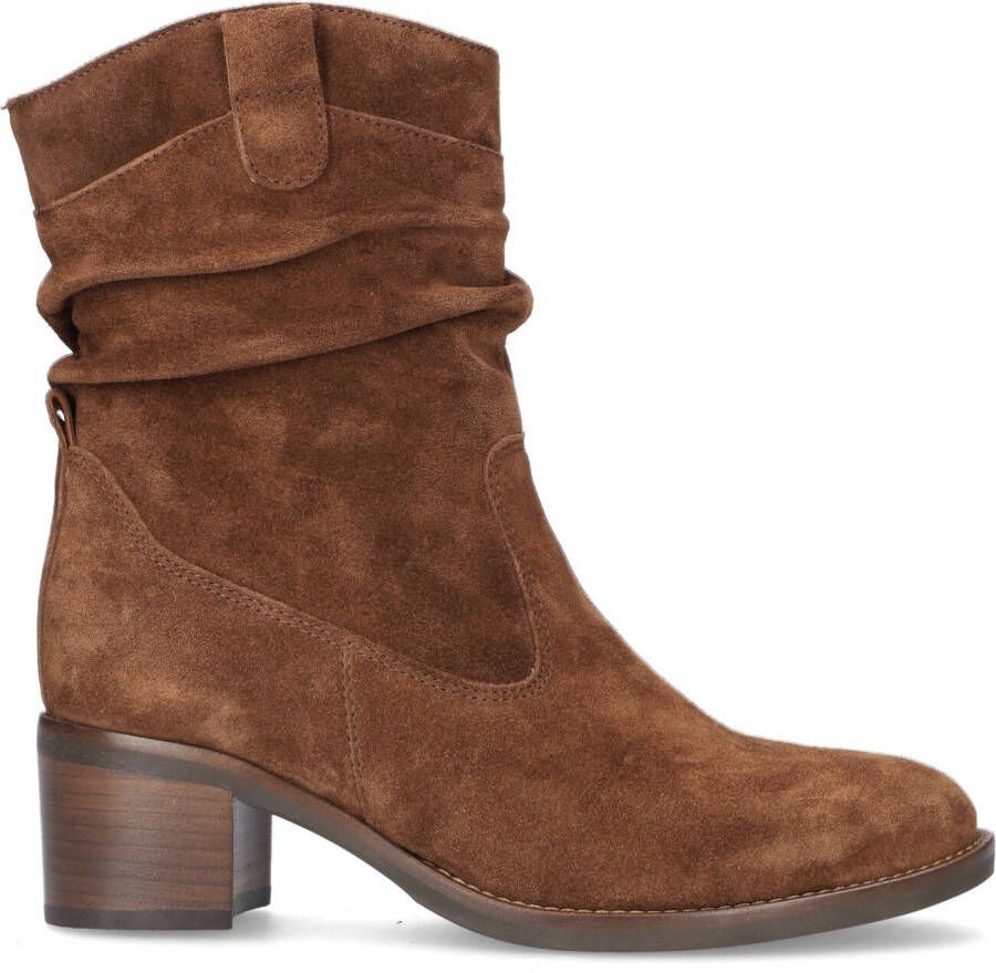 GABOR Enkellaarsjes Dames 670.2 Maat: 37 5 Materiaal: Suède Kleur: Cognac - Foto 3