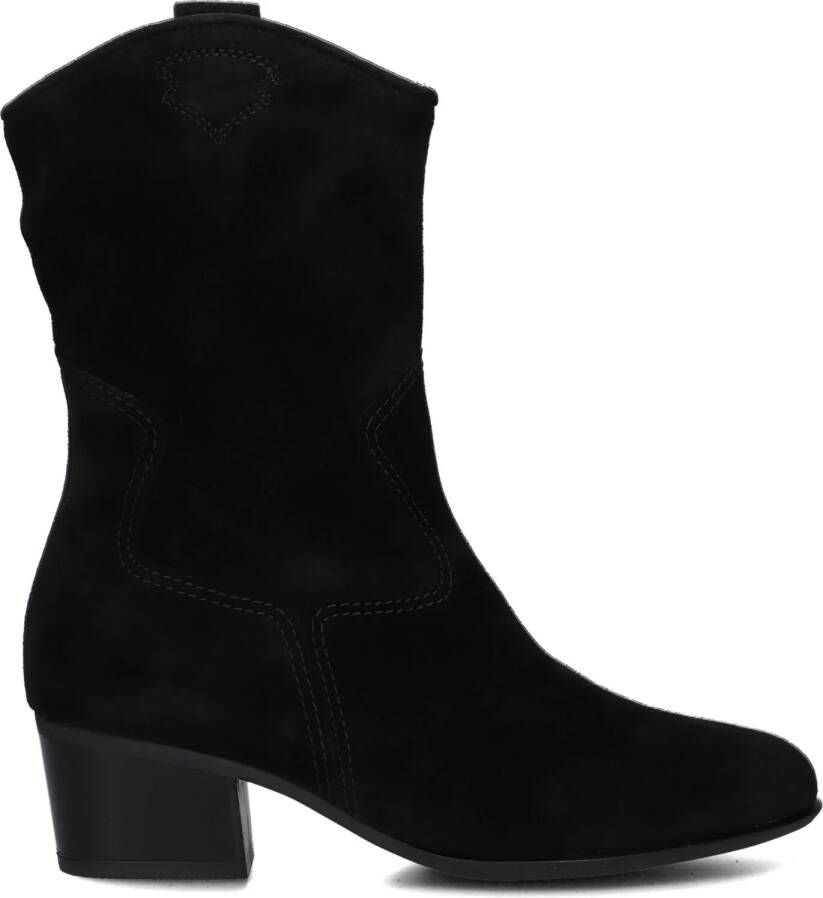 GABOR Enkellaarsjes Dames 681.2 Maat: 37 5 Materiaal: Suède Kleur: Zwart - Foto 3