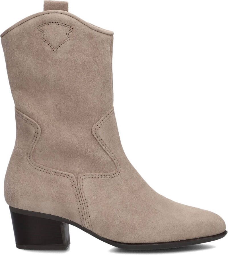 GABOR Enkellaarsjes Dames 681.2 Maat: 38 5 Materiaal: Suède Kleur: Beige - Foto 3