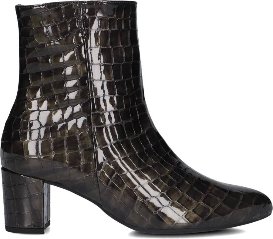 GABOR Enkellaarsjes Dames 701 Maat: 44 Materiaal: Lakleer Kleur: Zwart