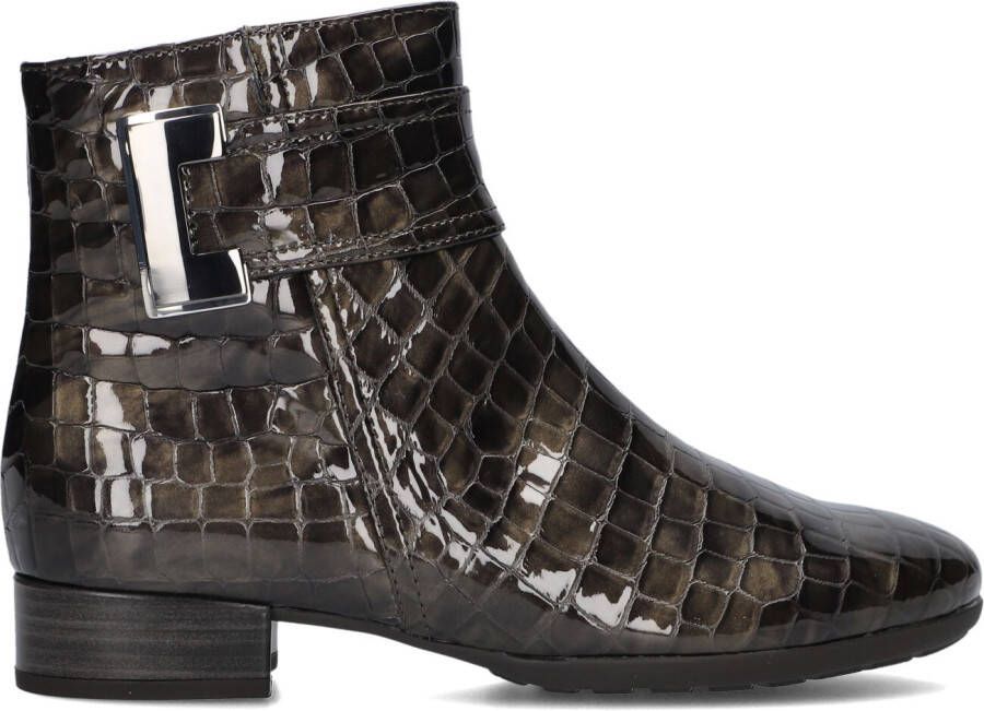 GABOR Enkellaarsjes Dames 712 Maat: 37 Materiaal: Lakleer Kleur: Taupe