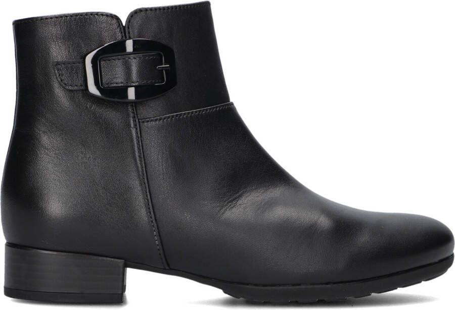 GABOR Enkellaarsjes Dames 714.1 Maat: 39 Materiaal: Leer Kleur: Zwart