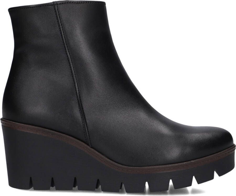 GABOR Enkellaarsjes Dames 780.1 Maat: 44 Materiaal: Leer Kleur: Zwart