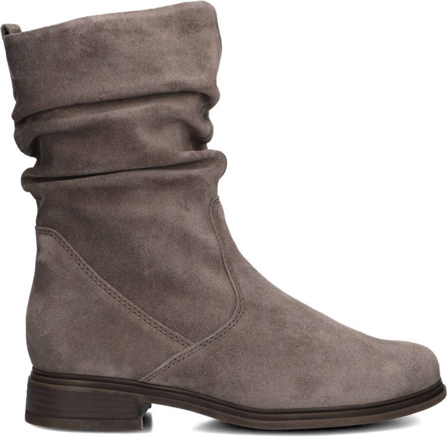 GABOR Enkellaarsjes Dames 793 Maat: 42 Materiaal: Suède Kleur: Taupe