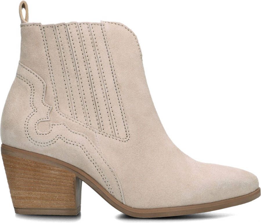 GABOR Enkellaarsjes Dames 971 Maat 42 Materiaal Suede Kleur Beige Schoenen