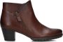 Gabor 603.1 Enkellaarsjes Enkelboots met rits Dames Cognac - Thumbnail 3