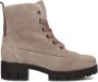 Gabor 711.3 Veterboots Laarzen Met Veters Dames Beige - Thumbnail 2