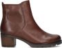 Gabor 800.1 Enkellaarsjes Enkelboots met rits Dames Cognac - Thumbnail 3