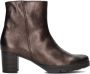 Gabor 071 Enkellaarsjes Enkelboots met rits Dames Bruin - Thumbnail 3