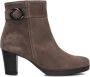 Gabor 083 Enkellaarsjes Enkelboots met rits Dames Taupe - Thumbnail 2