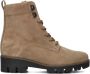 Gabor 776 Veterboots Laarzen Met Veters Dames Beige - Thumbnail 2