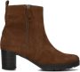 Gabor 073 Enkellaarsjes Enkelboots met rits Dames Cognac - Thumbnail 3