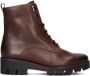 Gabor 776 Veterboots Laarzen Met Veters Dames Cognac - Thumbnail 4