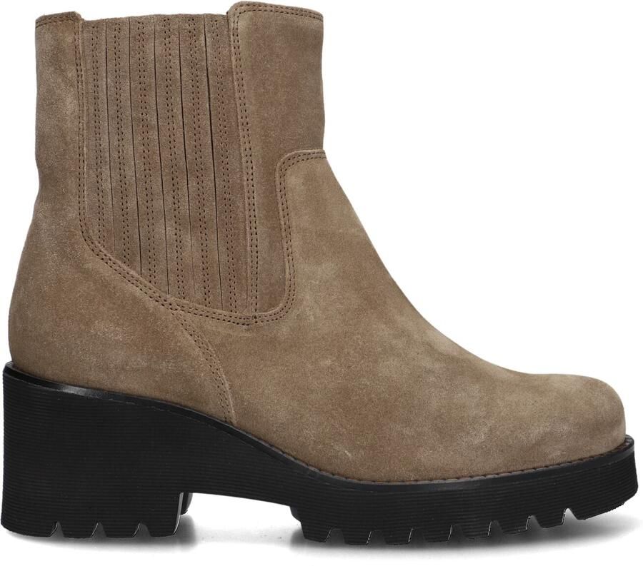 GABOR Chelsea Boots Dames 621.2 Maat: 38 Materiaal: Suède Kleur: Taupe - Foto 4