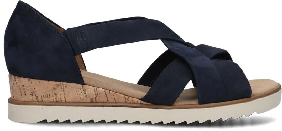 GABOR Dames 782 Maat: 38 5 Materiaal: Suède Kleur: Blauw - Foto 4