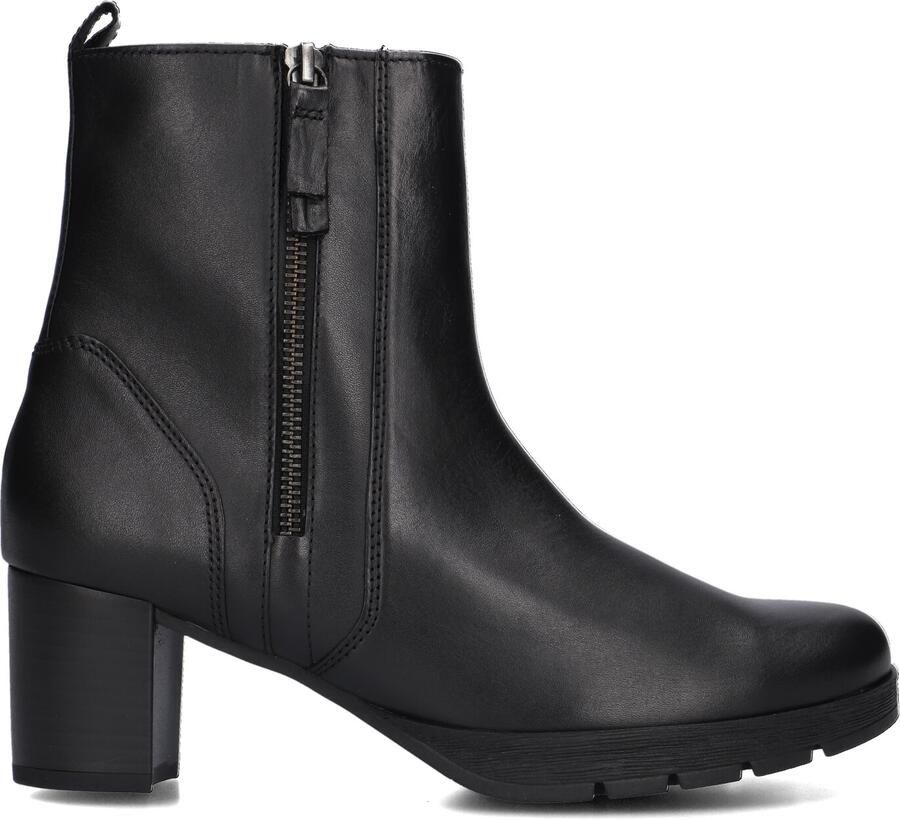 GABOR Enkellaarsjes Dames 073 Maat: 41 Materiaal: Leer Kleur: Zwart - Foto 3