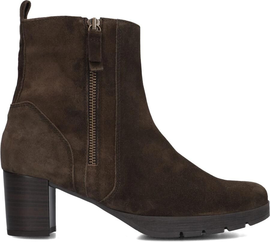 GABOR Enkellaarsjes Dames 073 Maat: 43 Materiaal: Suède Kleur: Bruin - Foto 4