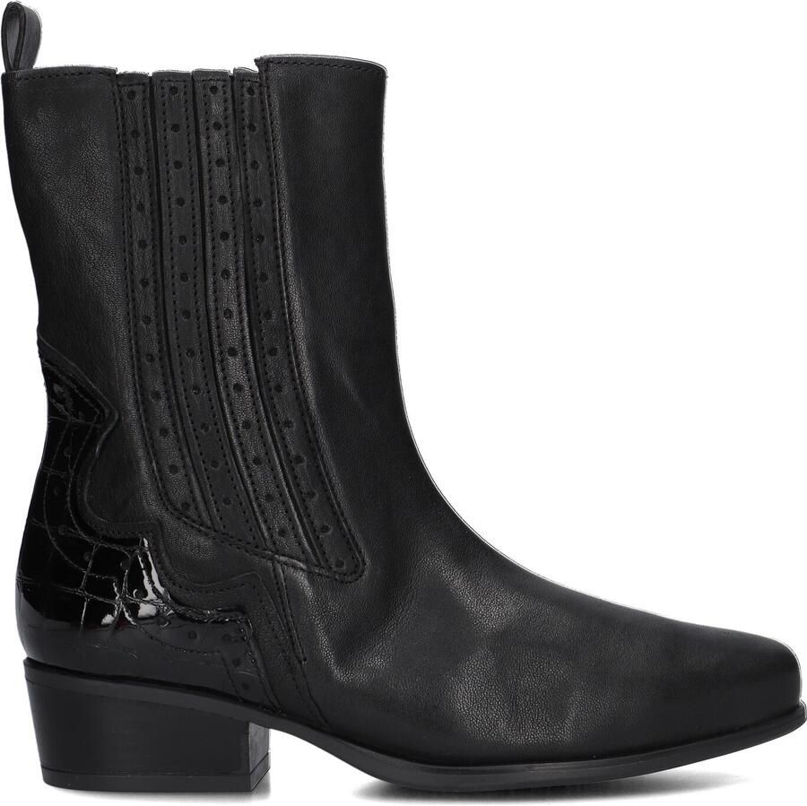 GABOR Enkellaarsjes Dames 674.1 Maat: 36 Materiaal: Leer Kleur: Zwart - Foto 3