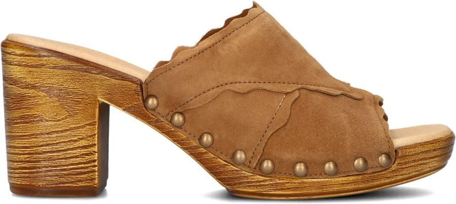 GABOR Muiltjes Dames 741.2 Maat: 38 Materiaal: Suède Kleur: Bruin - Foto 3