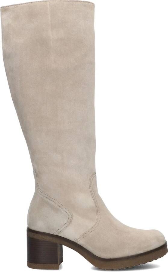 GABOR Hoge Laarzen Dames 857 Maat: 37 5 Materiaal: Suède Kleur: Beige