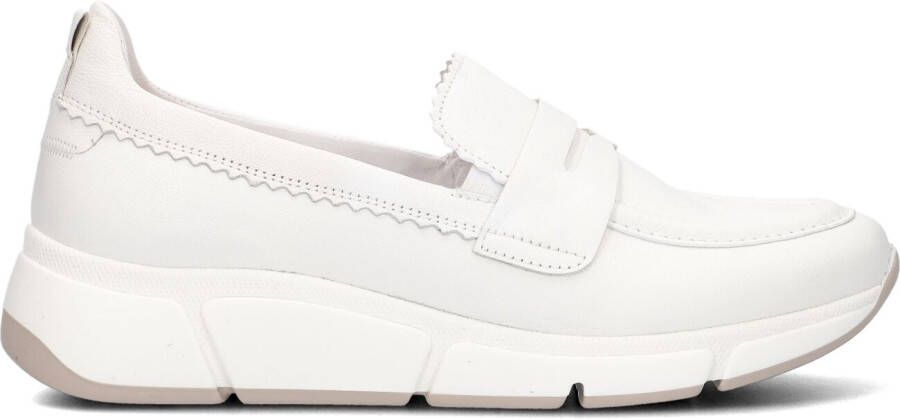 GABOR Instappers Dames 484 Maat: 40 5 Materiaal: Leer Kleur: Wit