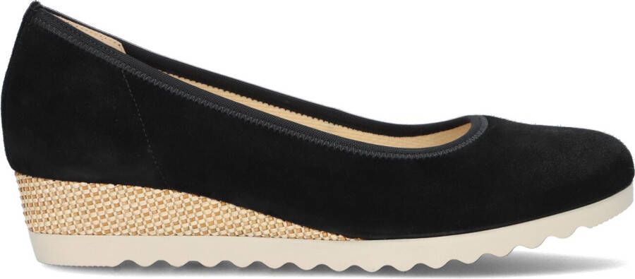 GABOR Instappers Dames 641 Maat: 35 5 Materiaal: Suède Kleur: Zwart