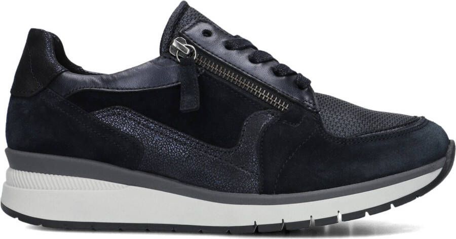 GABOR Lage Sneakers Dames 307 Maat: 38 5 Materiaal: Suède Kleur: Blauw