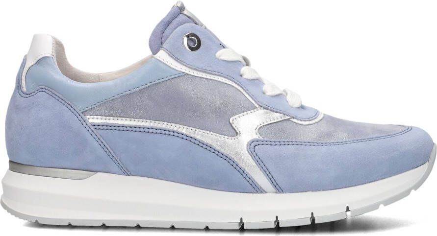Gabor Blauwe Suède Lage Sneakers Blue Dames - Foto 3
