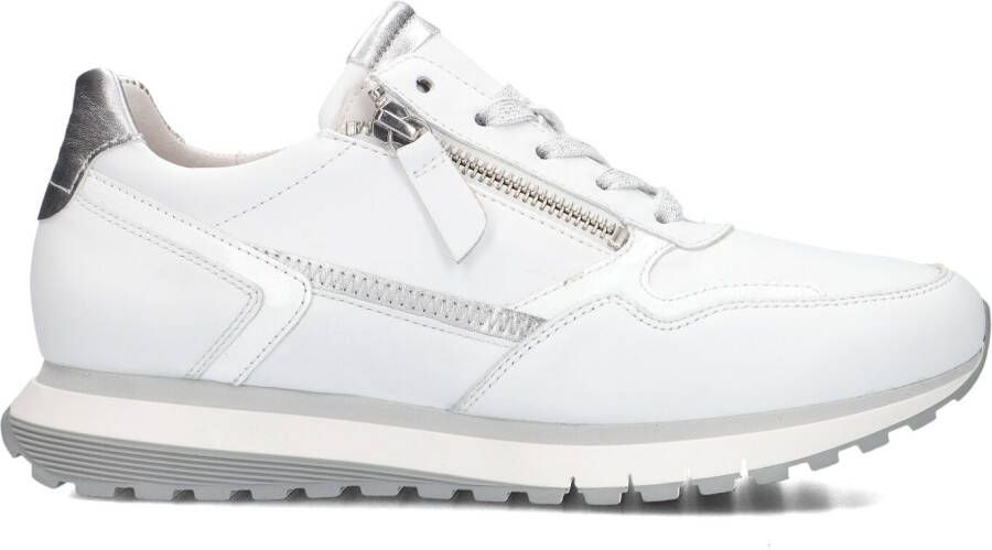 GABOR Hoge Sneakers Dames 378 Maat: 42 Materiaal: Leer Kleur: Wit
