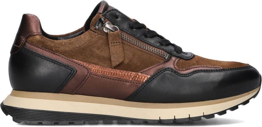 GABOR Lage Sneakers Dames 378 Maat: 43 Materiaal: Leer Kleur: Zwart