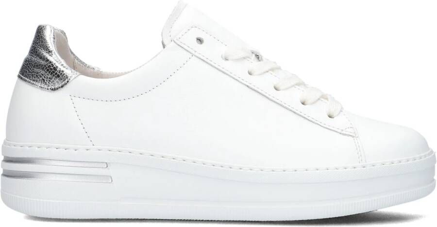 GABOR Lage Sneakers Dames 395 Maat: 38 Materiaal: Leer Kleur: Wit - Foto 5