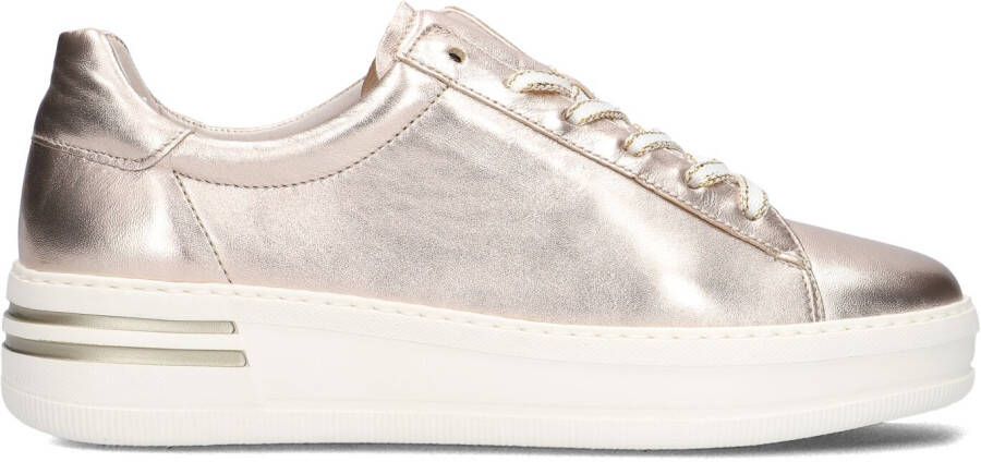 GABOR Lage Sneakers Dames 395 Maat: 42 Materiaal: Leer Kleur: Goud