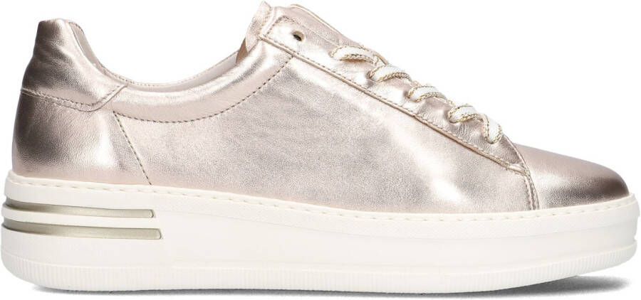 GABOR Lage Sneakers Dames 395 Maat: 39 Materiaal: Leer Kleur: Goud
