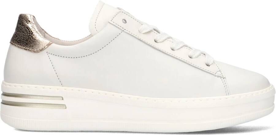 GABOR Lage Sneakers Dames 395 Maat: 41 Materiaal: Leer Kleur: Wit