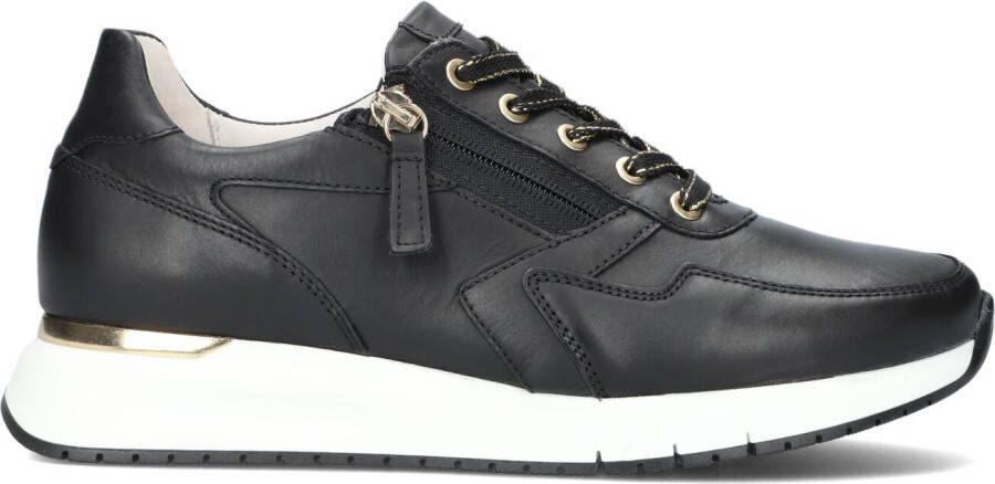 GABOR Lage Sneakers Dames 448.1 Maat: 42 Materiaal: Leer Kleur: Zwart - Foto 3