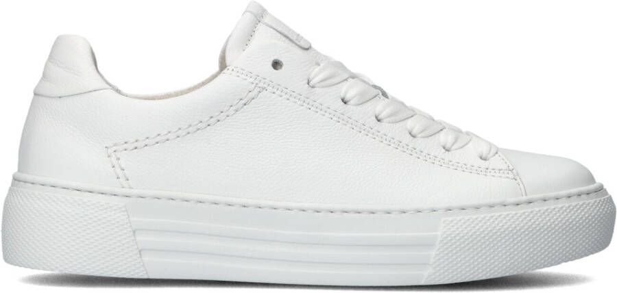 GABOR Lage Sneakers Dames 460 Maat: 40 Materiaal: Leer Kleur: Wit