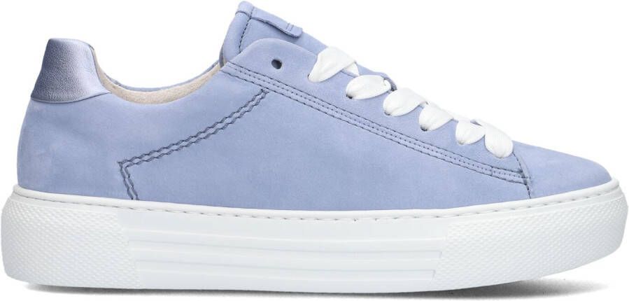 GABOR Lage Sneakers Dames 460.1 Maat: 41 Materiaal: Suède Kleur: Blauw