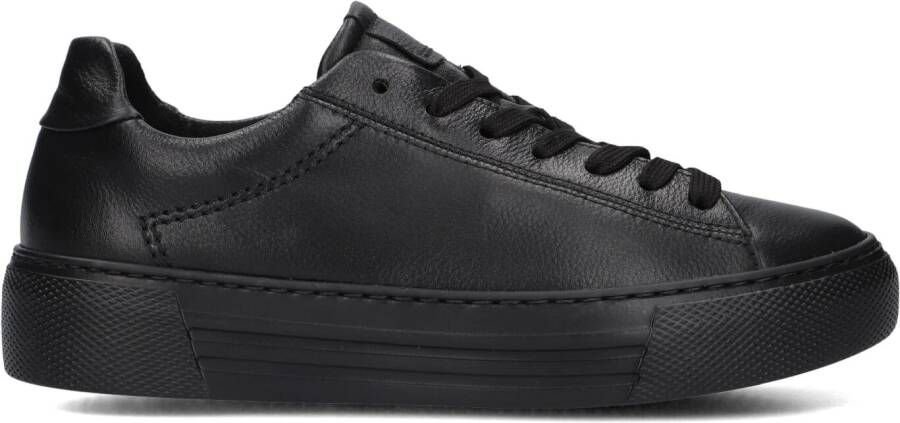 GABOR Lage Sneakers Dames 460.1 Maat: 43 Materiaal: Leer Kleur: Zwart