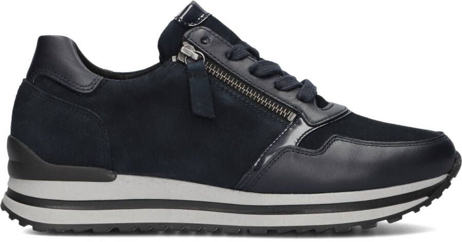 GABOR Lage Sneakers Dames 528 Maat: 35 5 Materiaal: Leer Kleur: Donkerblauw - Foto 2
