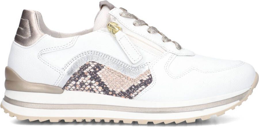 GABOR Lage Sneakers Dames 529 Maat: 38 5 Materiaal: Leer Kleur: Wit - Foto 2