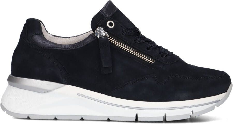 GABOR Lage Sneakers Dames 587 Maat: 44 Materiaal: Nubuck Kleur: Blauw - Foto 3