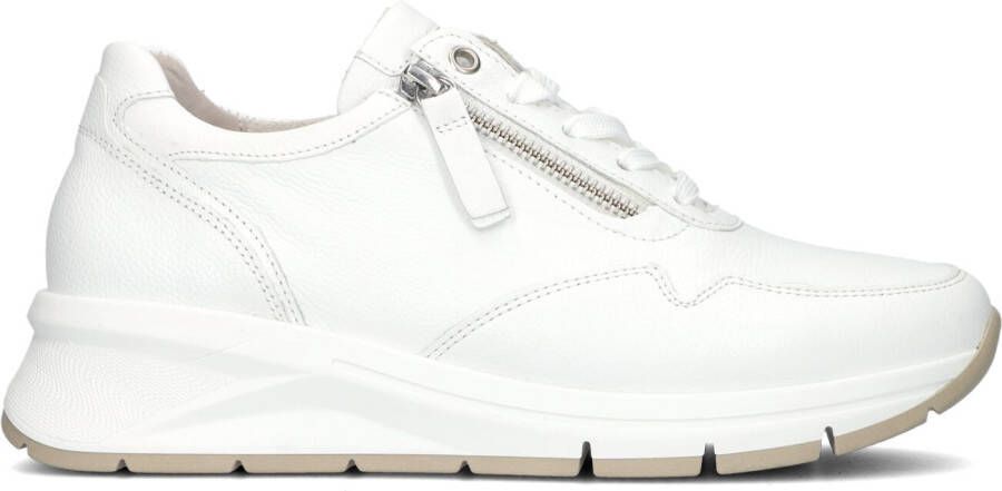 GABOR Lage Sneakers Dames 587 Maat: 42 5 Materiaal: Leer Kleur: Wit - Foto 9