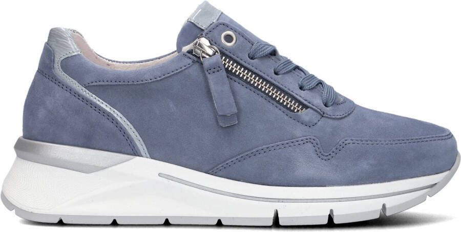 GABOR Lage Sneakers Dames 587 Maat: 39 Materiaal: Suède Kleur: Blauw
