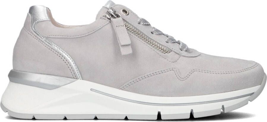 GABOR Lage Sneakers Dames 587 Maat: 44 Materiaal: Suède Kleur: Grijs - Foto 6